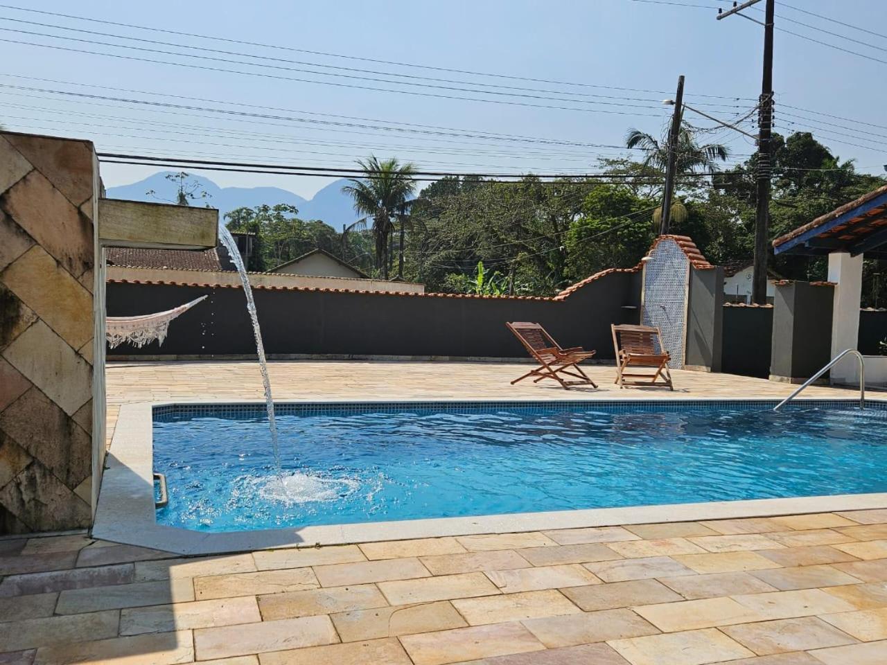 Casa Com Quadra De Areia Boraceia Sao Sebastiao Sao Sebastiao (Sao Paulo) Exterior foto