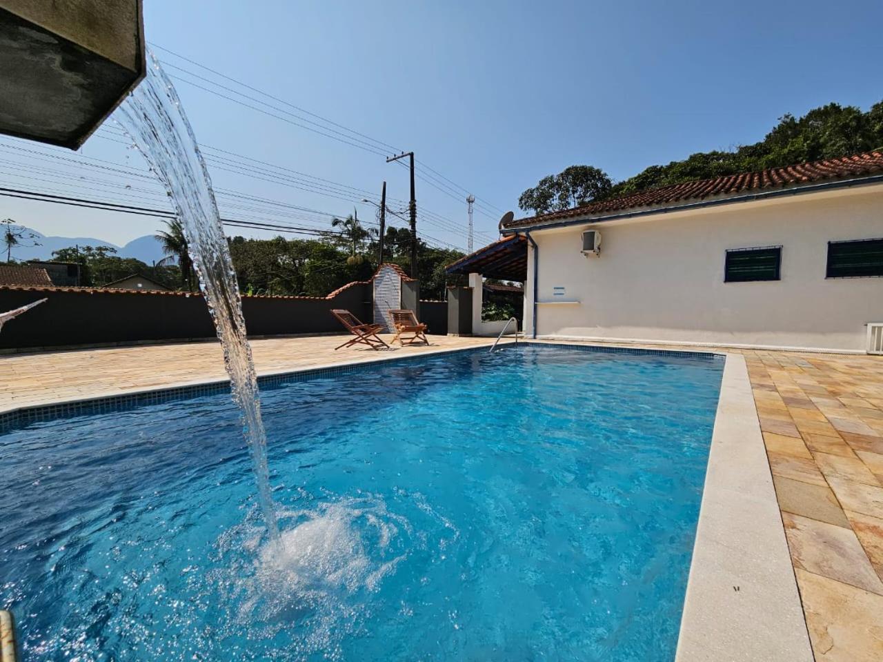 Casa Com Quadra De Areia Boraceia Sao Sebastiao Sao Sebastiao (Sao Paulo) Exterior foto