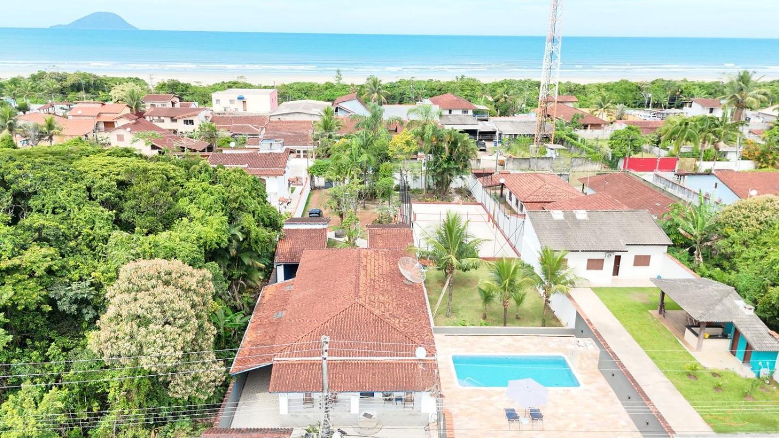 Casa Com Quadra De Areia Boraceia Sao Sebastiao Sao Sebastiao (Sao Paulo) Exterior foto
